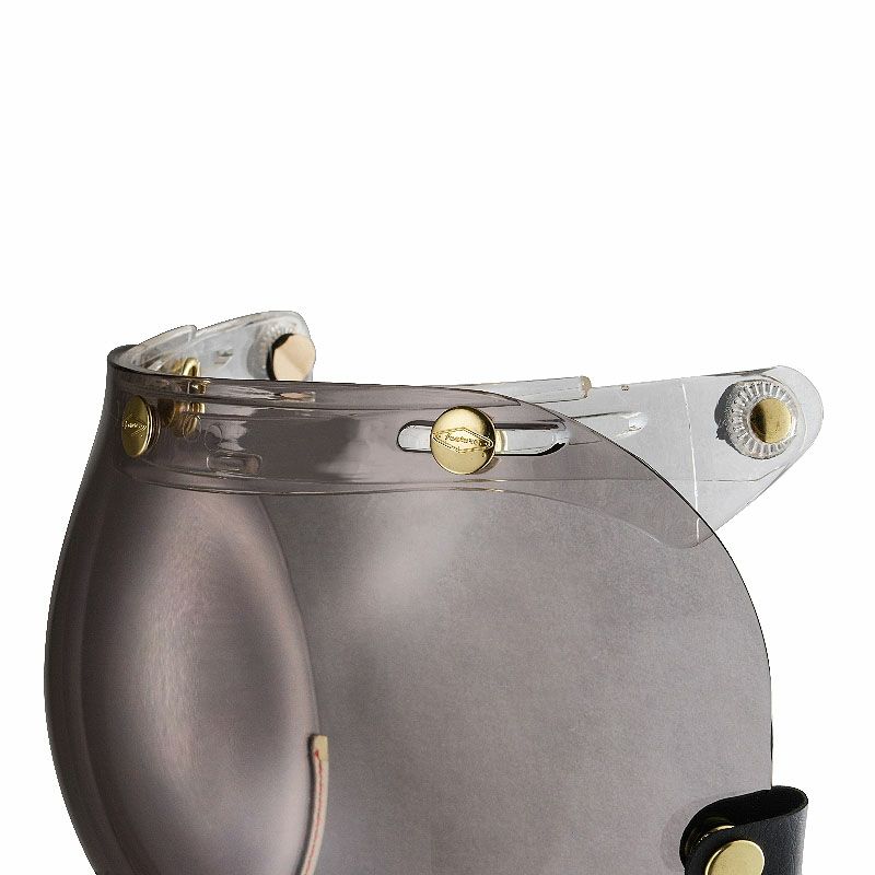 フリップアップ バブルシールド ミルキーレザートリム ライトスモーク feture 3