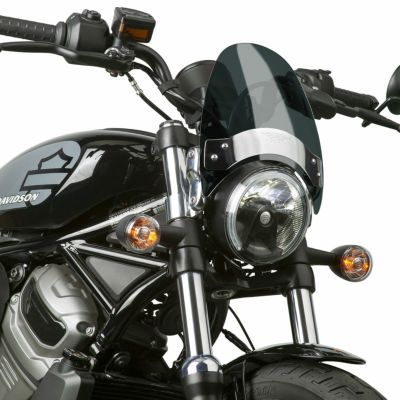 National Cycle フライスクリーンLS・ウインドシールド　ダークスクリーン/クローム