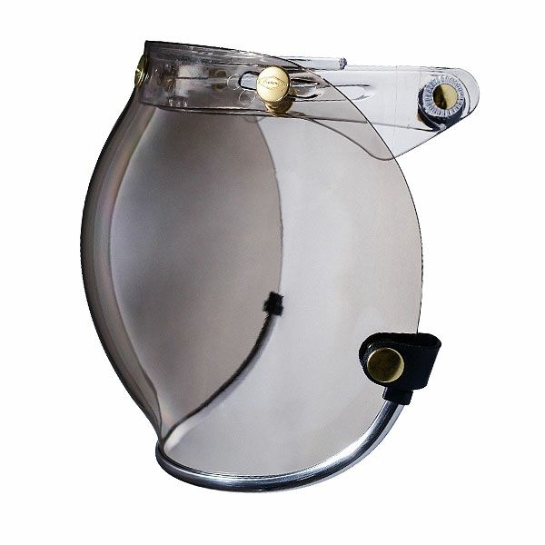 フリップアップ バブルシールド シルバートリム ライトシルバースモーク feture 2