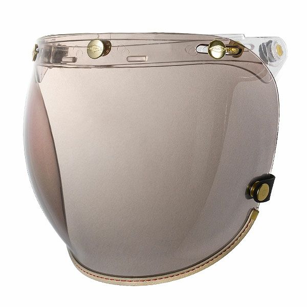 フリップアップ バブルシールド ミルキーレザートリム ライトシルバースモーク feture