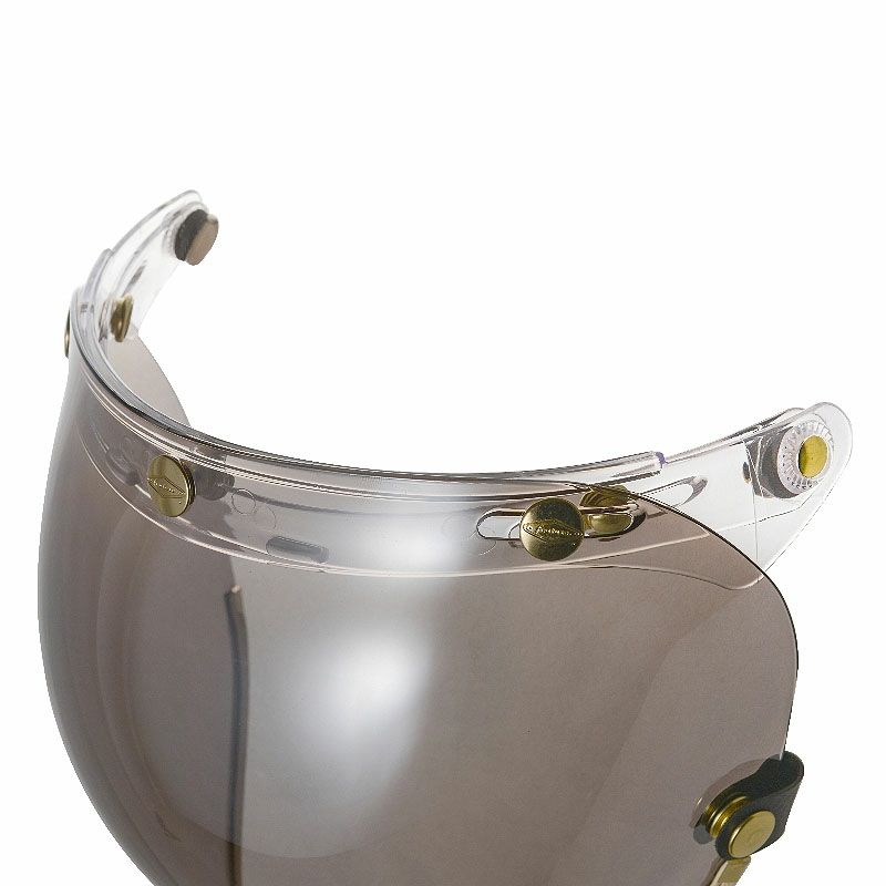 フリップアップ バブルシールド ミルキーレザートリム ライトシルバースモーク feture 3