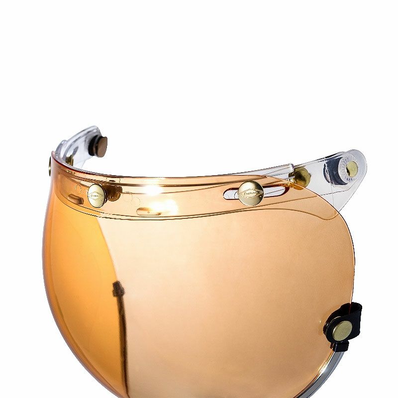 フリップアップ バブルシールド シルバートリム アンバースモーク feture 3