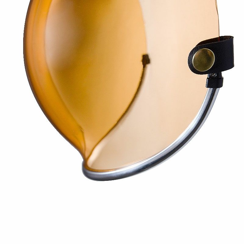 フリップアップ バブルシールド シルバートリム アンバースモーク feture 4