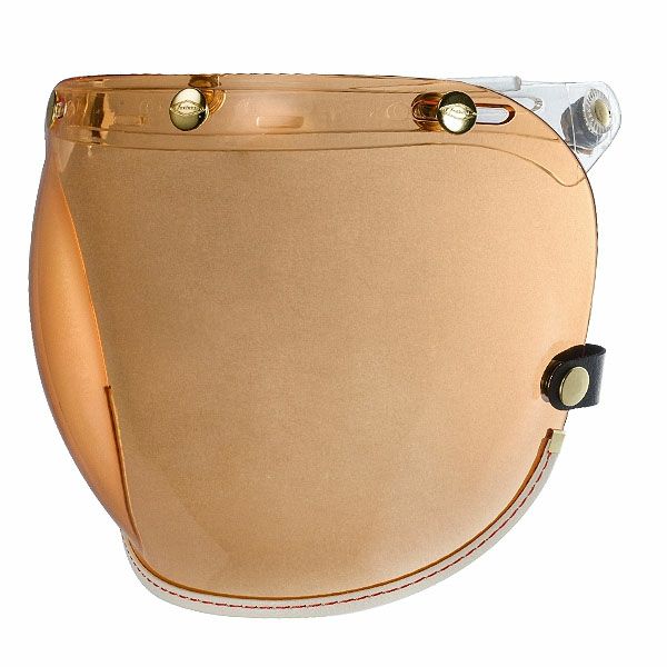 フリップアップ バブルシールド ミルキーレザートリム アンバースモーク feture