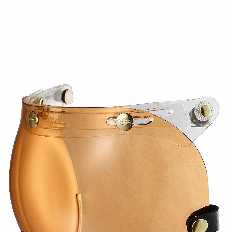 フリップアップ バブルシールド ミルキーレザートリム アンバースモーク feture 3