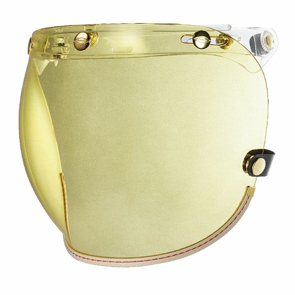 フリップアップ バブルシールド ミルキーレザートリム イエロースモーク feture