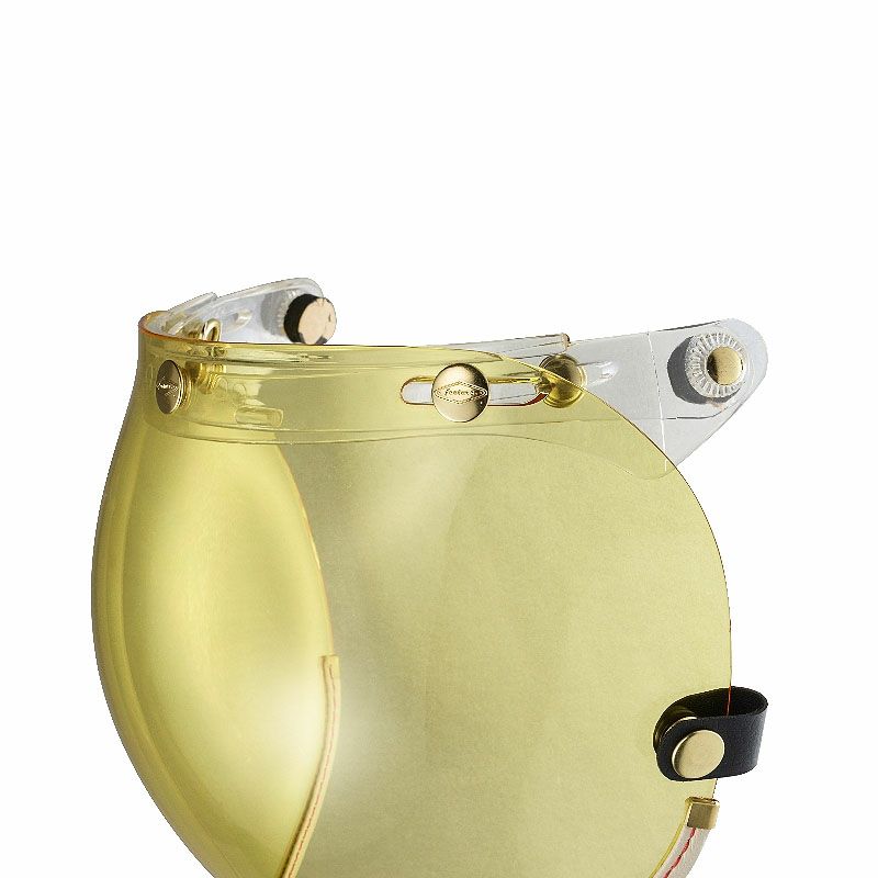 フリップアップ バブルシールド ミルキーレザートリム イエロースモーク feture 3