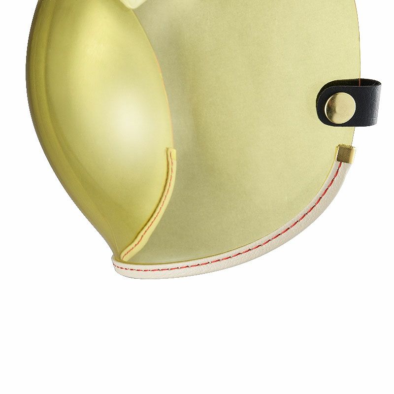 フリップアップ バブルシールド ミルキーレザートリム イエロースモーク feture 4