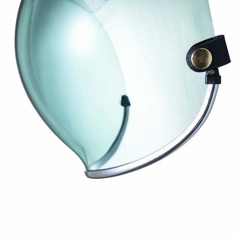 フリップアップ バブルシールド シルバートリム グリーンスモーク feture 4