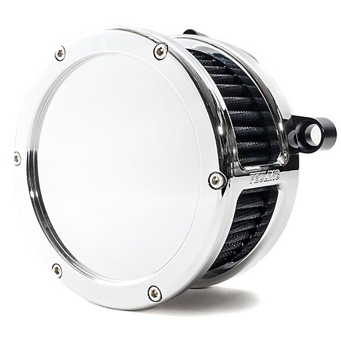  2024以降 ツーリング BAエアクリーナーキット ソリッドカバー (クローム/ブラック)