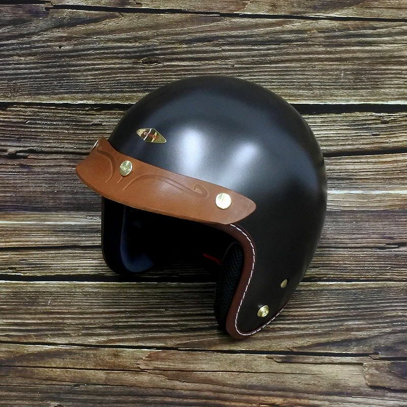 ACE エクストリームショート レザーバイザー コーヒーカラー feture 4