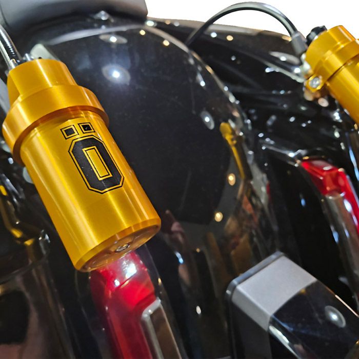 2014以降 ツーリング オーリンズ STX36 ブラックライン・リモートリザーバー付 リアサスペンション 12インチ