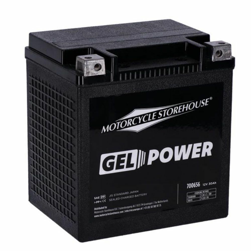 ツーリング、トライク用 GELバッテリー 30Ah、416CCA MCS 
