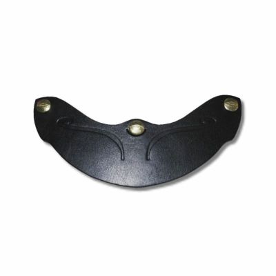 ACE ショート レザーバイザー ブラック feture