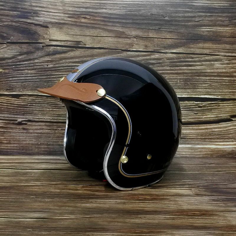 ACE ショート レザーバイザー コーヒーカラー feturev 3