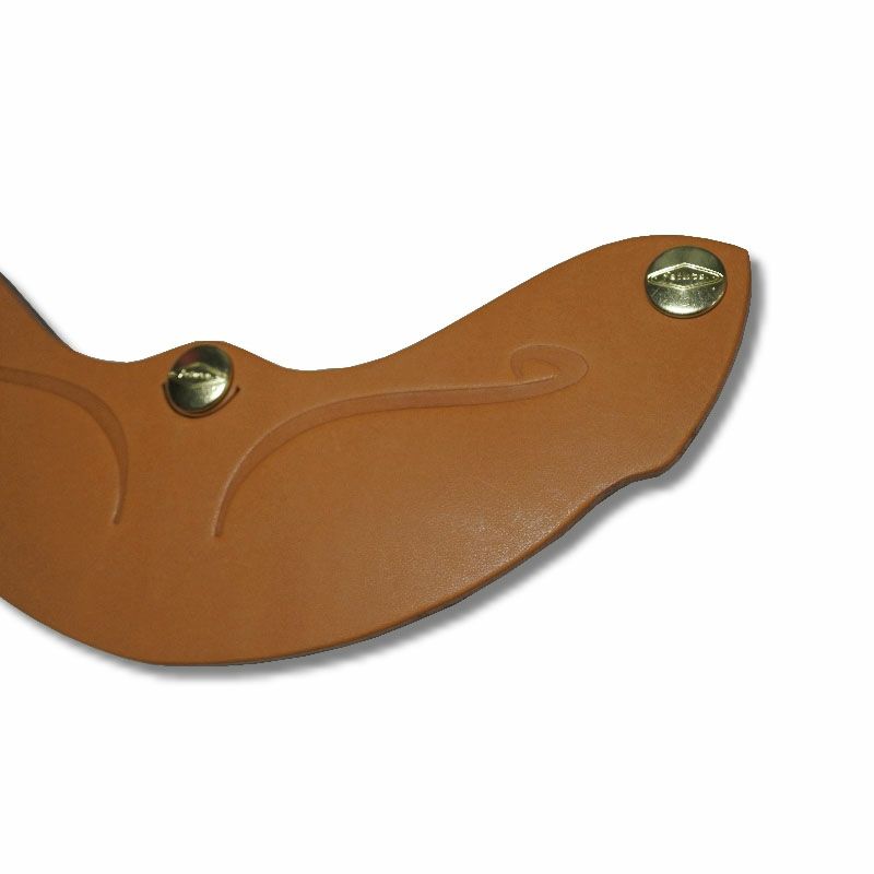 ACE ショート レザーバイザー ブラウン feture 2