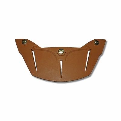 ACE ロング レザーバイザー ブラウン feture