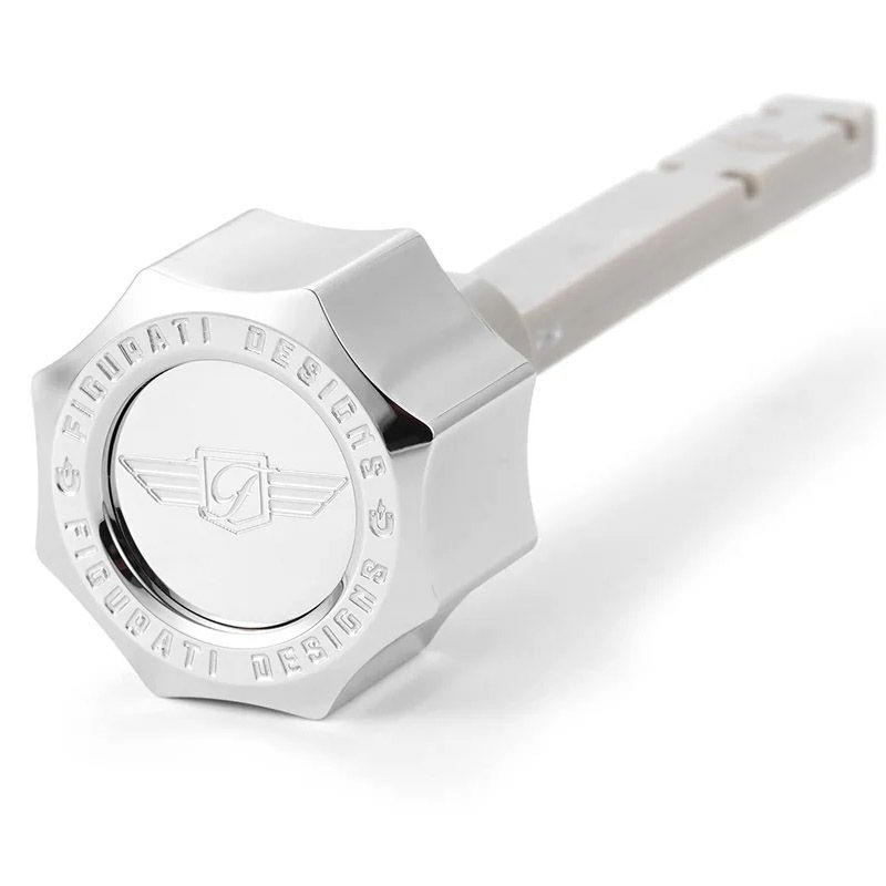 2007以降 ツーリング、ソフテイル、トライク マグネット付オイルディップスティック スムースデザイン (ポリッシュ)