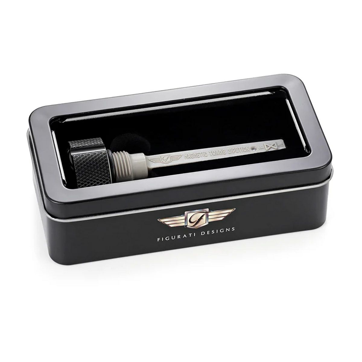 2007以降 ツーリング、ソフテイル、トライク マグネット付オイルディップスティック ナールデザイン (ブラック)2