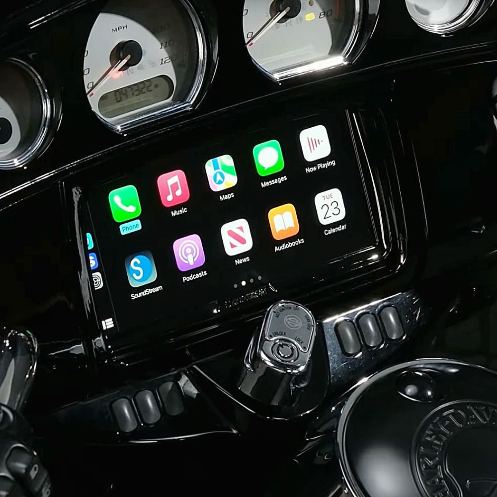  ツーリング CVO対応 ワイヤレス プラグ＆プレイ オーディオ ヘッドユニット 日本語訳説明書付き Soundstream Reserve HDHU.14V2 2