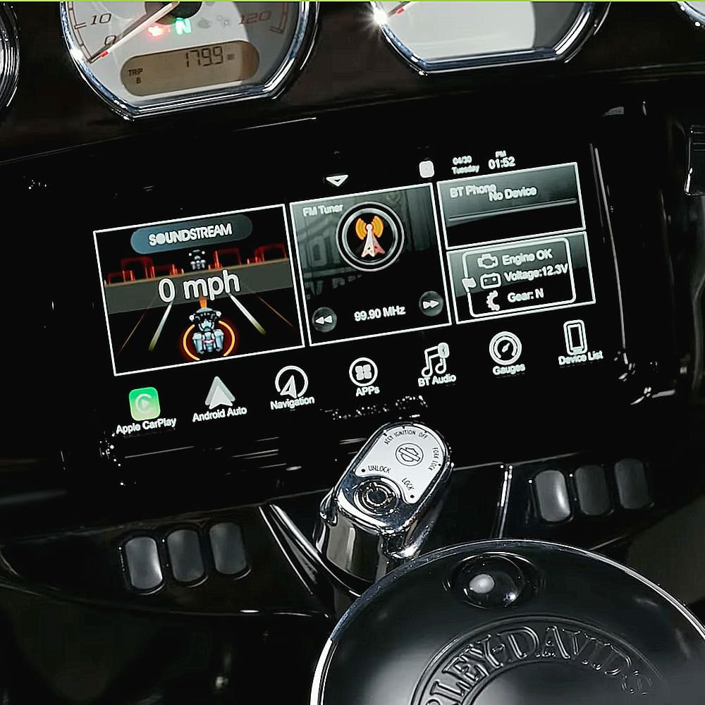  ツーリング CVO対応 ワイヤレス プラグ＆プレイ オーディオ ヘッドユニット 日本語訳説明書付き Soundstream Reserve HDHU.14V2 6