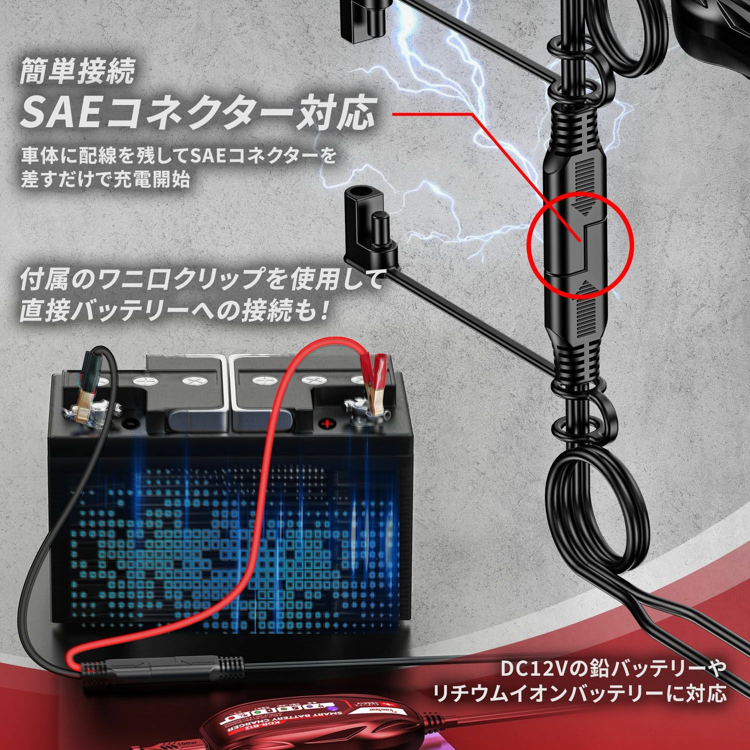 スマートバッテリーチャージャー カエディア 6