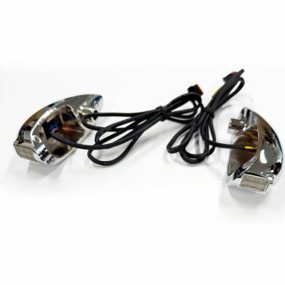 2015以降 ロードグライド フェアリングマウント LEDウインカー ホワイトポジションライト クローム