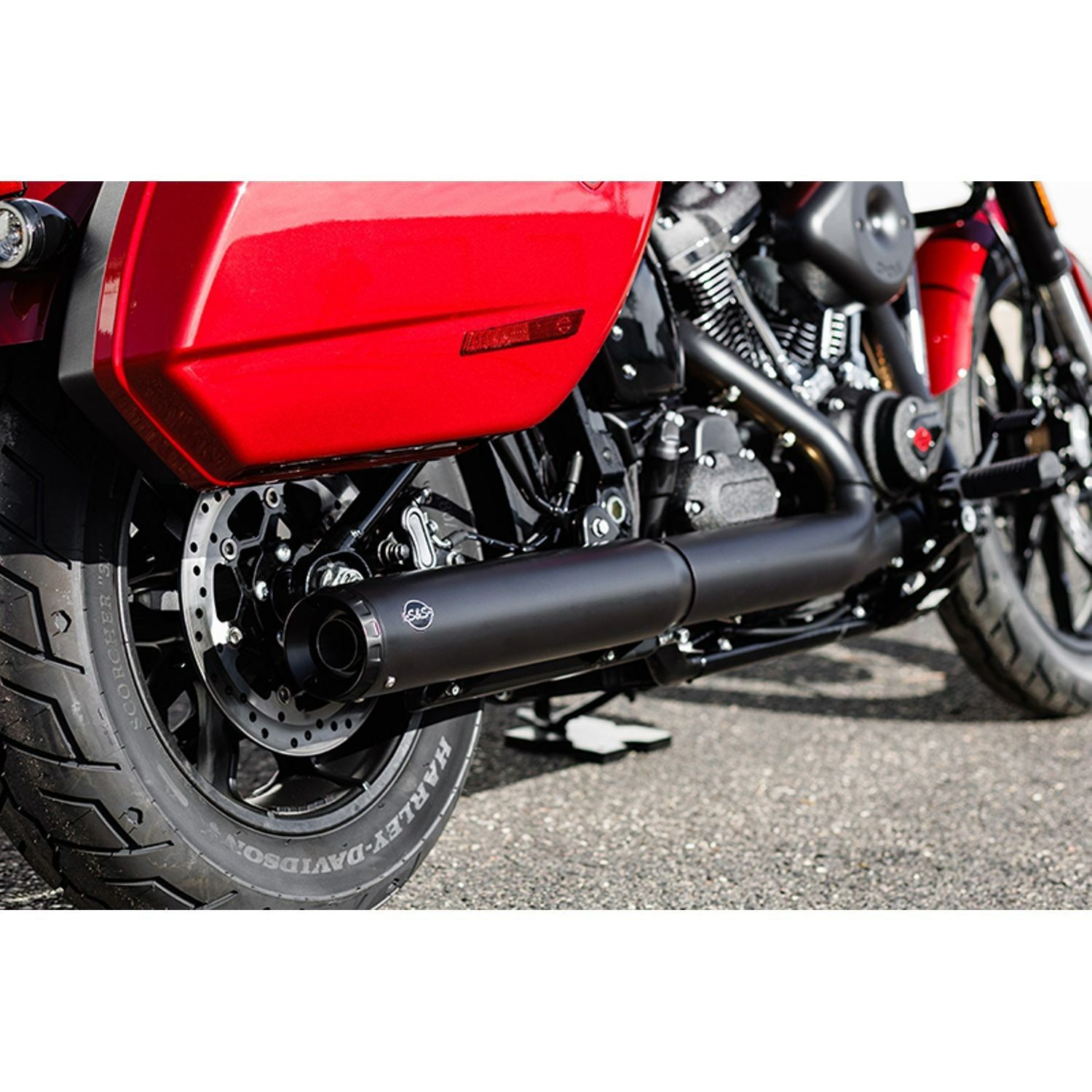 2025以降 ソフテイル エスアンドエス グランドナショナル・スリップオンマフラー (ブラック)3