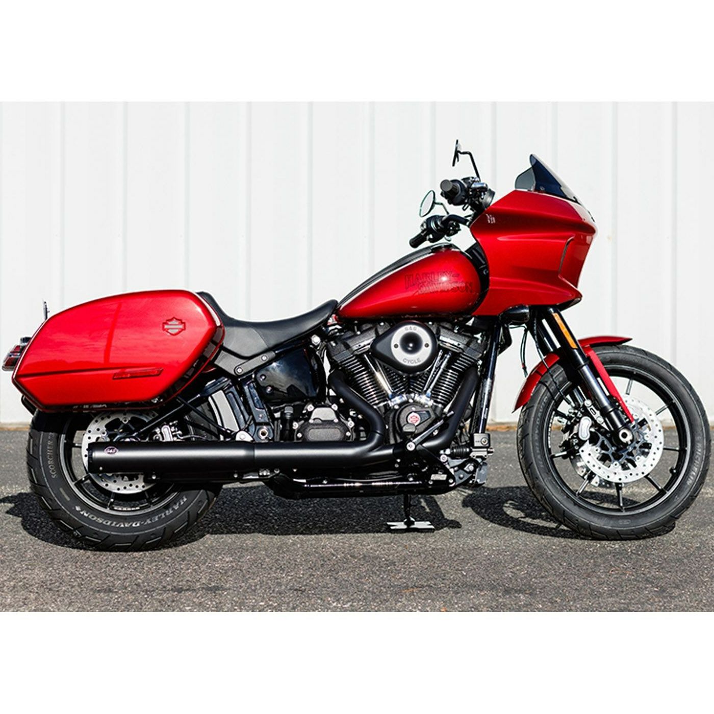 2025以降 ソフテイル エスアンドエス グランドナショナル・スリップオンマフラー (ブラック)5