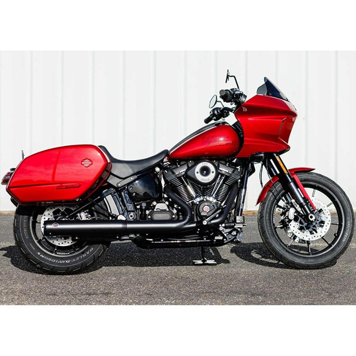 2025以降 ソフテイル エスアンドエス グランドナショナル・スリップオンマフラー (ブラック)5