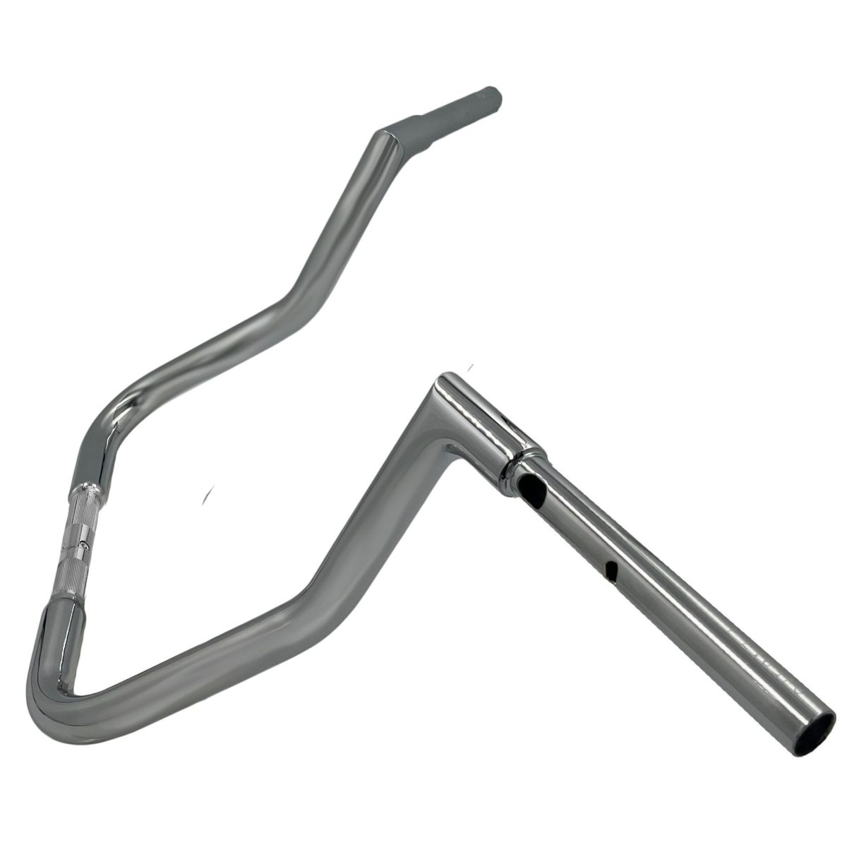 2024以降 ストリートグライド EZインストール 1-1/4インチ径レデュースリーチ・フラットトップ・ハンドルバー 13インチ (クローム)