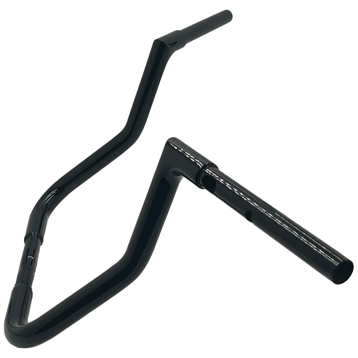 2024以降 ストリートグライド EZインストール 1-1/4インチ径レデュースリーチ・フラットトップ・ハンドルバー 13インチ (グロスブラック)