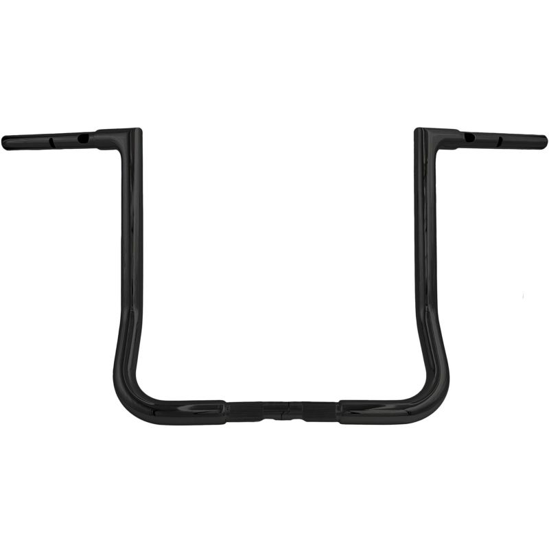 2024以降 ストリートグライド EZインストール 1-1/4インチ径フラットトップ・ハンドルバー 16インチ (グロスブラック)