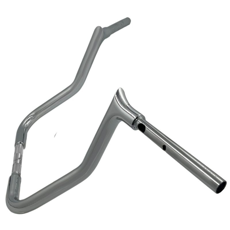 2024以降 ストリートグライド EZインストール 1-1/4インチ径レデュースリーチ・ポインテッドトップ・ハンドルバー 13インチ (クローム)