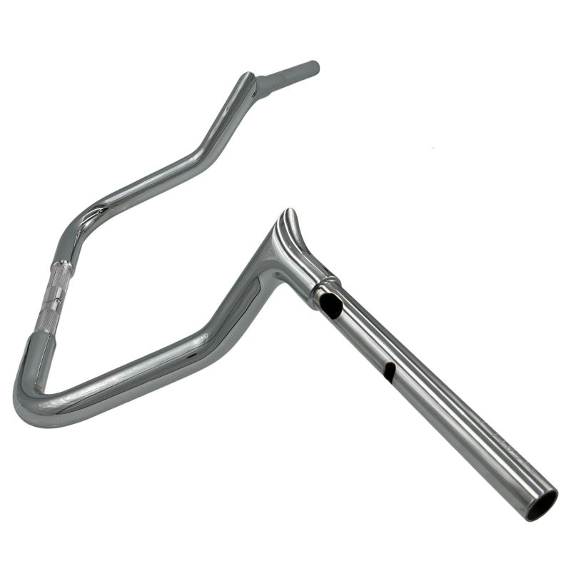 2024以降 ストリートグライド EZインストール 1-1/4インチ径レデュースリーチ・ポインテッドトップ・ハンドルバー 11インチ (クローム)