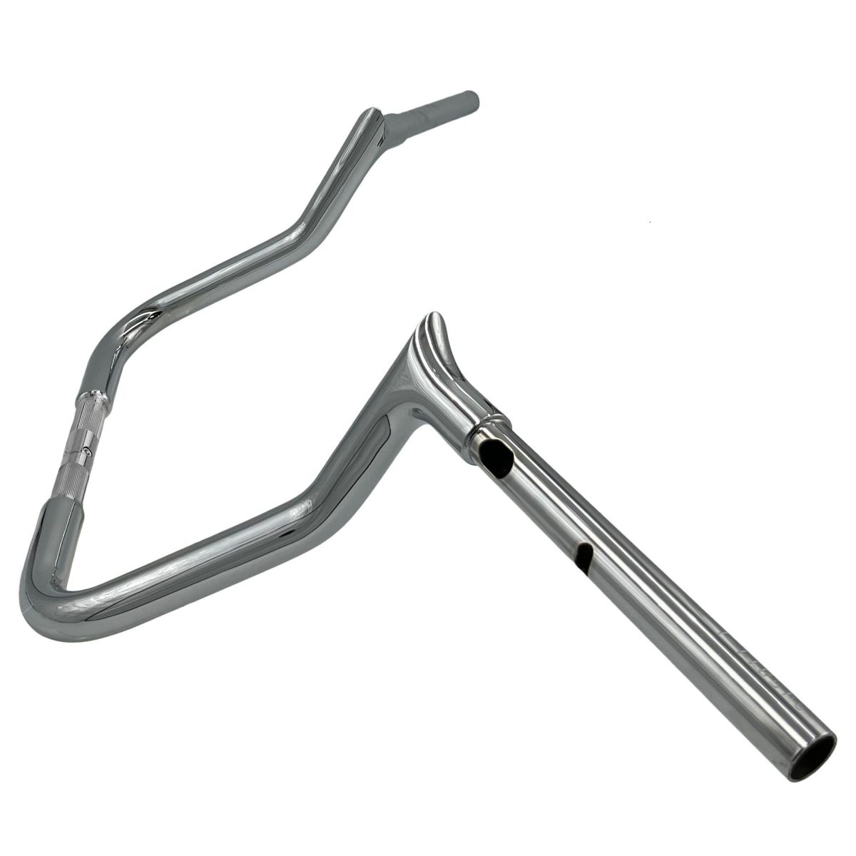 2024以降 ストリートグライド EZインストール 1-1/4インチ径レデュースリーチ・ポインテッドトップ・ハンドルバー 11インチ (クローム)