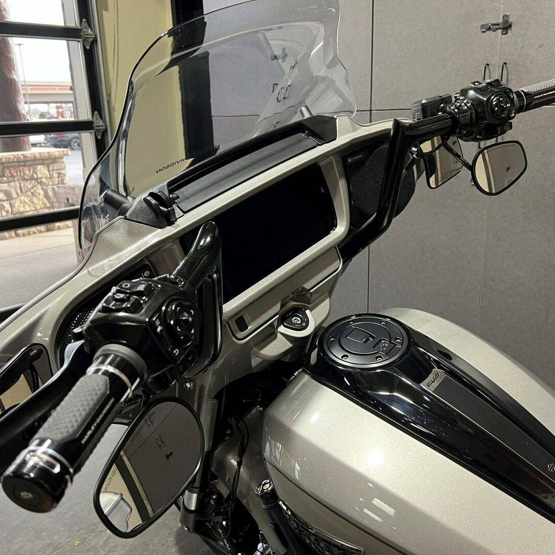 EZインストール 1-1/4インチ径ポインテッドトップ・ハンドルバー 12インチ (グロスブラック)