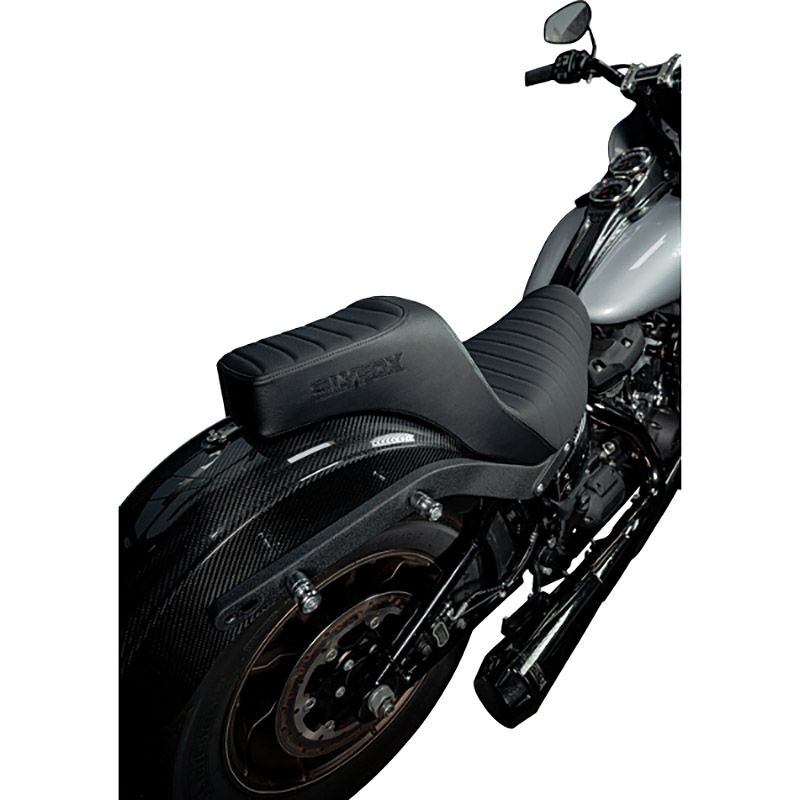 M8 ローライダー/S/ST、スポーツグライド ハイヌーン ツーアップシート (ブラックロゴ)7