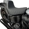 M8 ローライダー/S/ST、スポーツグライド ハイヌーン ツーアップシート (グレーロゴ)7