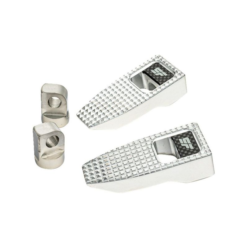 スライフォックス スピード・ペグ ハーレー用フットペグ (ポリッシュ/カーボン)