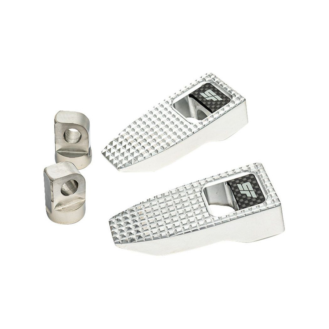 スライフォックス スピード・ペグ ハーレー用フットペグ (ポリッシュ/カーボン)