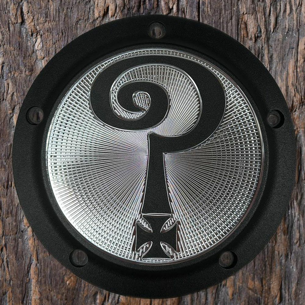 M8ツーリング Question Mark ダービカバー マットブラック Indian Larry Motorcycles