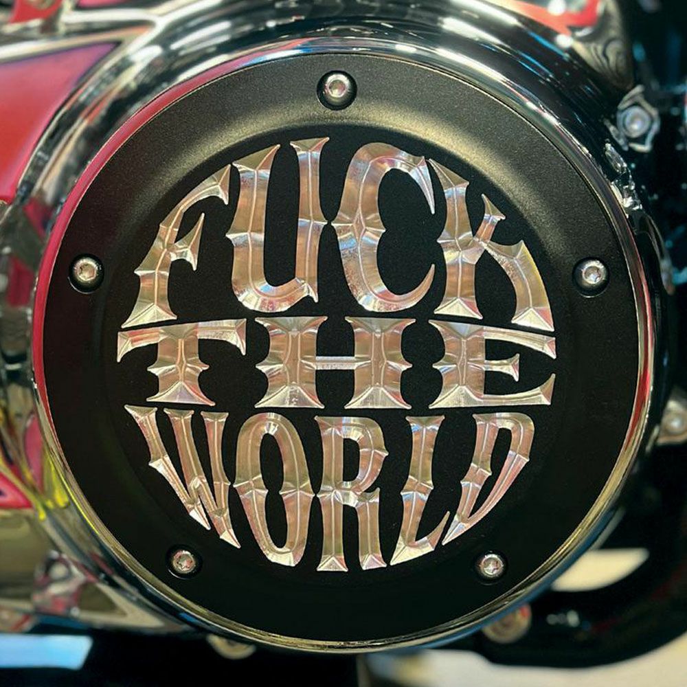 M8ツーリング FTW ダービカバー マットブラック Indian Larry Motorcycles 