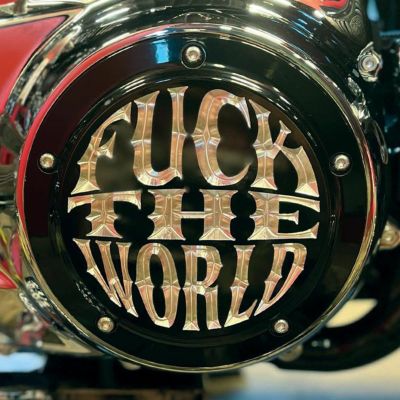 M8ツーリング FTW ダービカバー グロスブラック Indian Larry Motorcycles