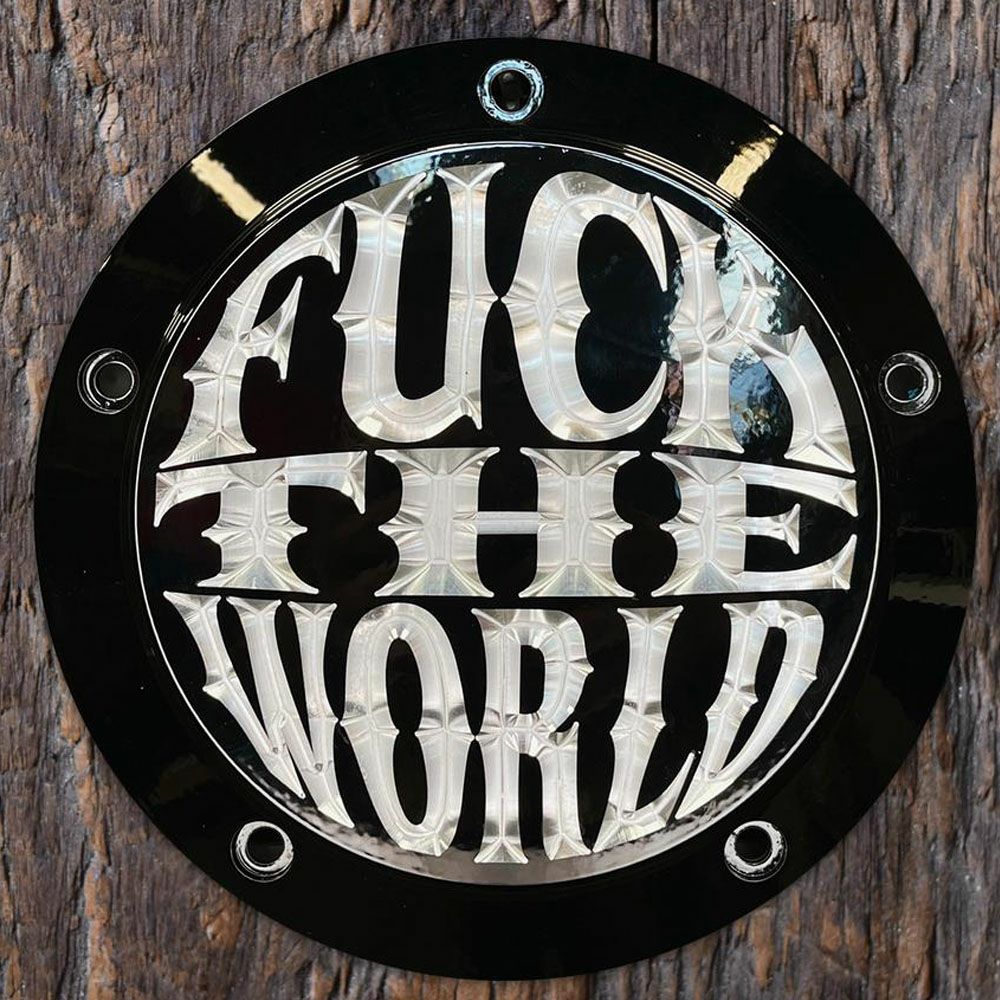 M8ツーリング FTW ダービカバー グロスブラック