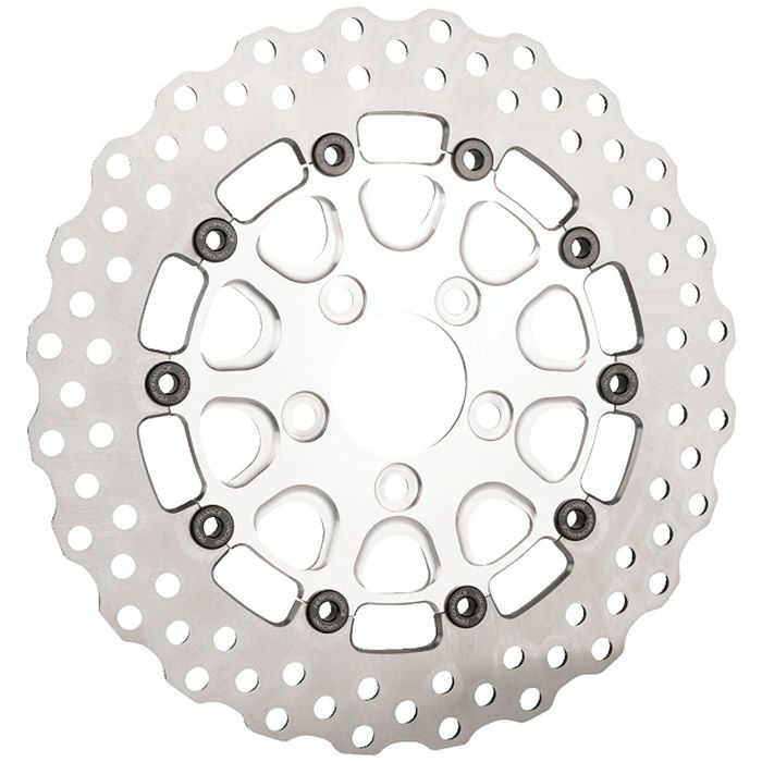 スライフォックス 11.8インチ フロントブレーキディスクローター (シルバー)