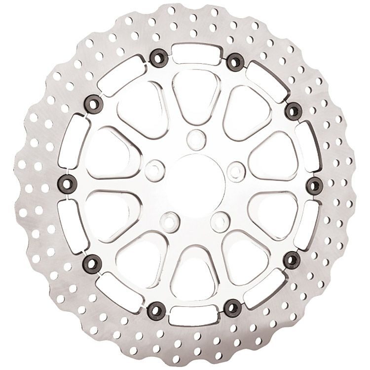 スライフォックス 13インチ フロントブレーキディスクローター (シルバー)1