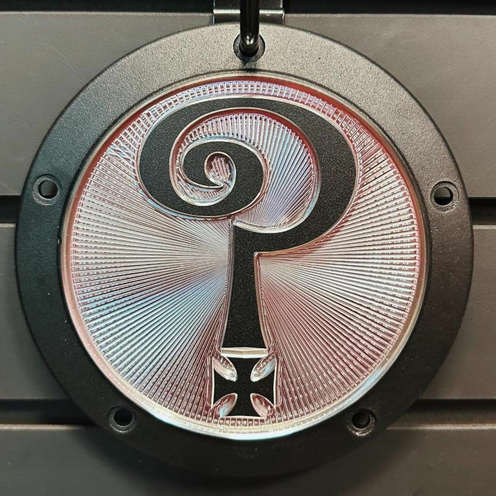  M8ソフテイル Question Mark ダービカバー マットブラック Indian Larry Motorcycles 