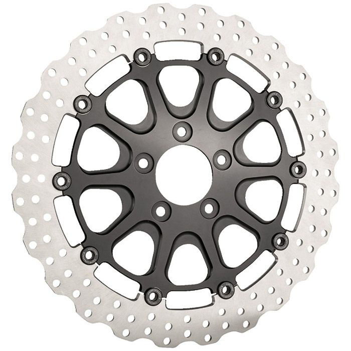 スライフォックス 13インチ フロントブレーキディスクローター (ブラック)2