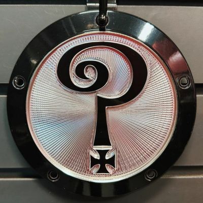 M8ソフテイル Question Mark ダービカバー グロスブラック Indian Larry Motorcycles